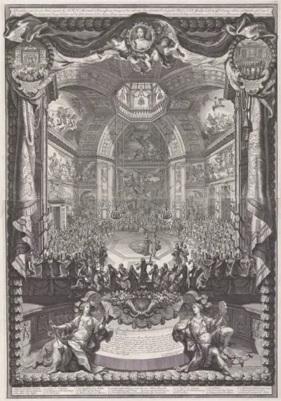 Bal te Den Haag bij de geboorte van de prins van Oranje, 1686