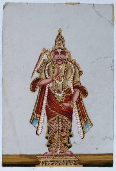 Balarāma holding a plough