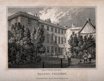 Balliol College, Oxford: from the gardens