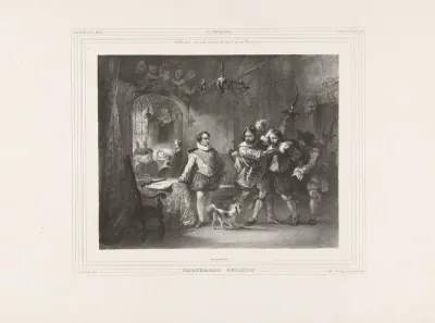 Balthasar Gerards voor Maurits gebracht, 1584