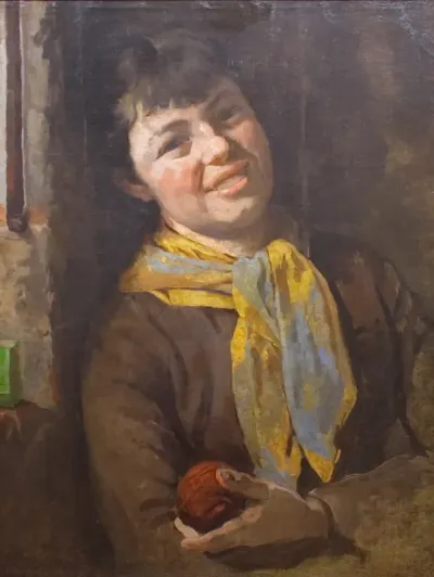 Bambina con mela.