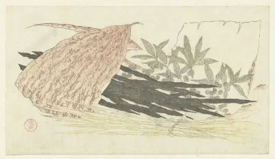 Bamboeblad met kombu, kliswortel en hemelse bamboe
