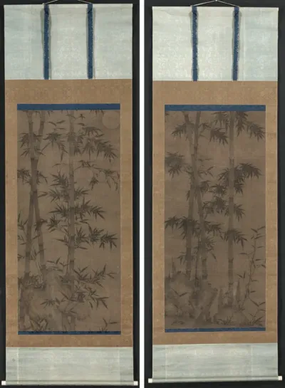 Bamboo in Four Seasons: Spring and Autumn