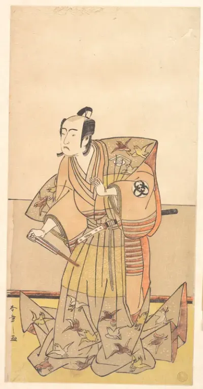 Bando Mitsugoro in the role of Soga no Juro