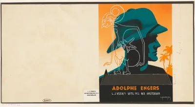 Bandontwerp voor: Adolphe Engers, Ardjoena: Indische Roman, 1936