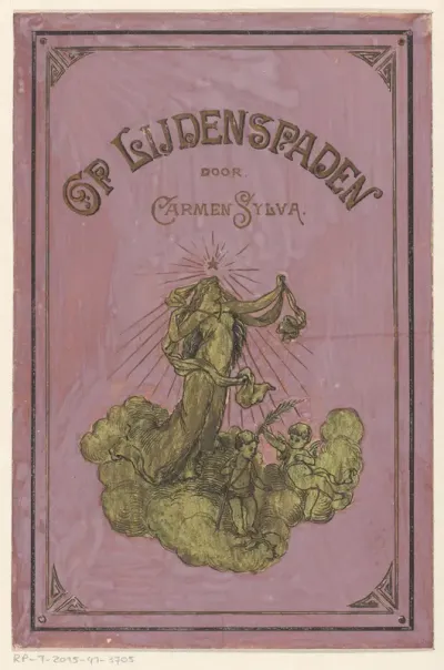 Bandontwerp voor: Carmen Sylva, Op lijdenspaden, 1890