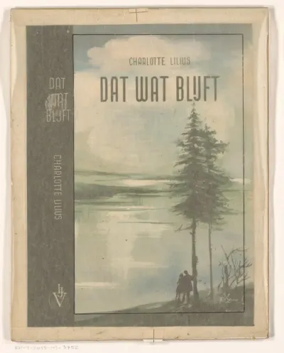 Bandontwerp voor: Charlotte Lilius, Dat wat blijft (Eines bleibt uns), 1947