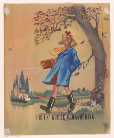 Bandontwerp voor: Coba Buck, Truus' grote verandering, 1948