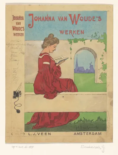 Bandontwerp voor de serie: Johanna van Woude's Werken, 1905-1908
