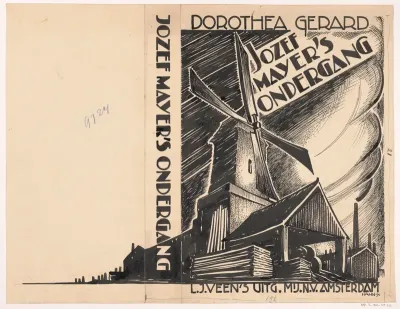 Bandontwerp voor: Dorothea Gerard, Jozef Mayer's ondergang (Sawdust), 1932