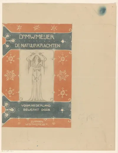 Bandontwerp voor: Dr. M.W. Meijer, De natuurkrachten, 1904