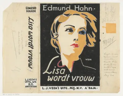 Bandontwerp voor: Edmund Hahn, Lisa wordt vrouw (Lisa wird eine Frau), 1933