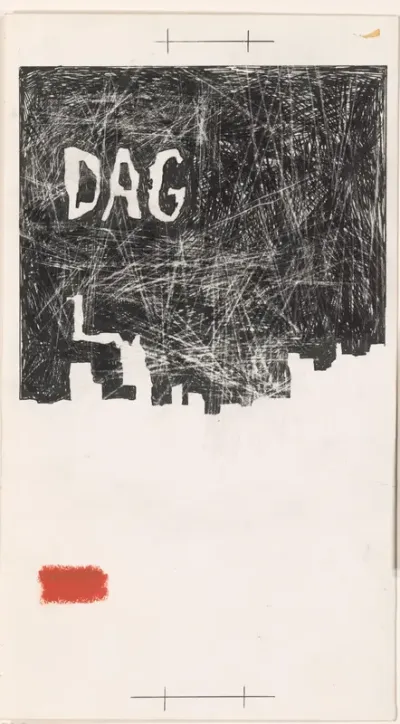 Bandontwerp voor: Erich Kästner, Dagboek. Februari-Augustus 1945 (Notabene 45), 1961