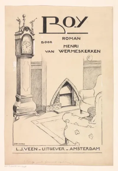 Bandontwerp voor: Henri van Wermeskerken, Boy, 1930