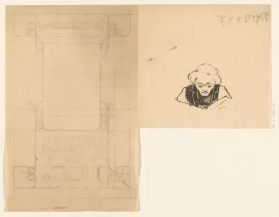 Bandontwerp voor: Hoe? En wat?, 1905