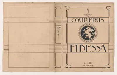 Bandontwerp voor: Louis Couperus, Fidessa, 1899