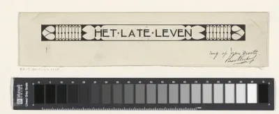Bandontwerp voor: Louis Couperus, Het late leven, 1902