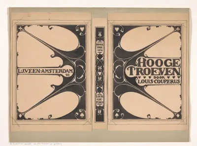 Bandontwerp voor: Louis Couperus, Hooge troeven, 1896