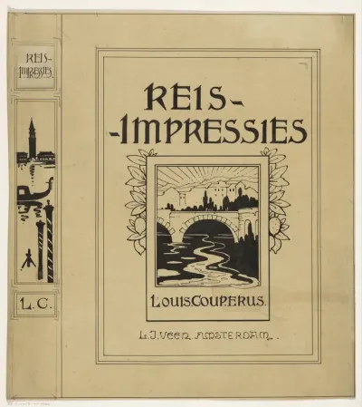 Bandontwerp voor: Louis Couperus, Reisimpressies, 1894