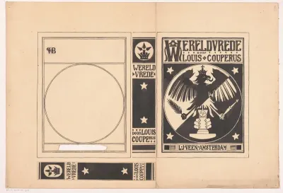 Bandontwerp voor: Louis Couperus, Wereldvrede, 1895