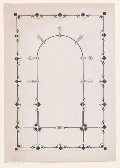 Bandontwerp voor: M.W. Meijer, De natuurkrachten, 1904