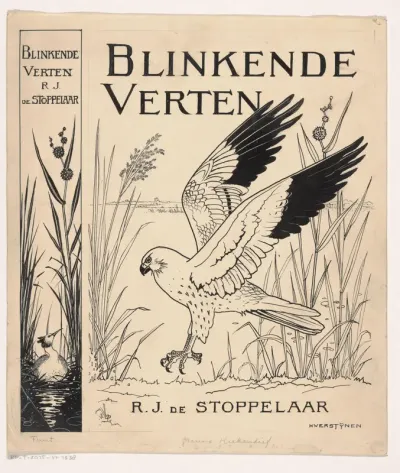 Bandontwerp voor: R.J. de Stoppelaar, Blinkende verten, 1930