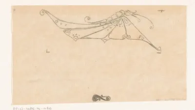 Bandontwerp voor: W. Bölsche, Het wederzijdsche lokken, 1908