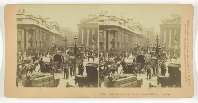 Bank of England, from Mansion House, London