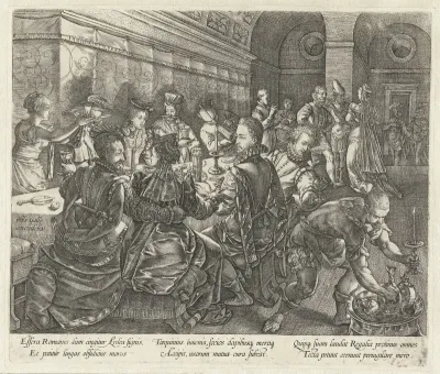 Banket in het huis van Tarquinius