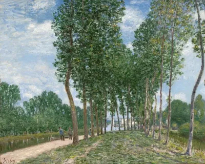 Banks of the Loing in Moret