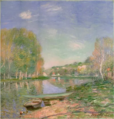 Banks of the Loing River, Morning
