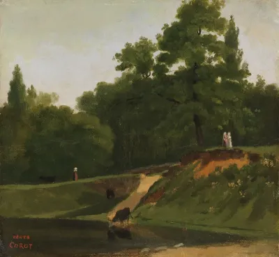 Banks of the Stream near the Corot Property, Ville d'Avray