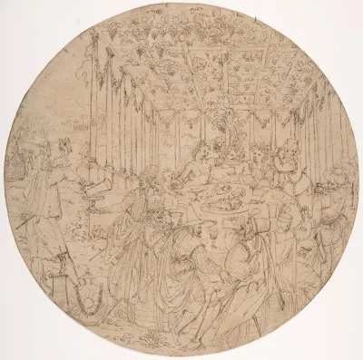 Banquet in an Arbor