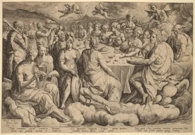 Banquet of the Gods at the Wedding of Peleus and Thetis