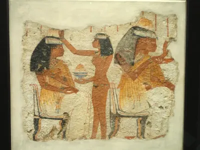 Banquet Scene, from Thebes, c. 1400 BC