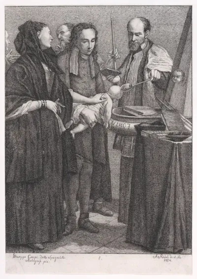 Baptism, from "The Seven Sacraments"