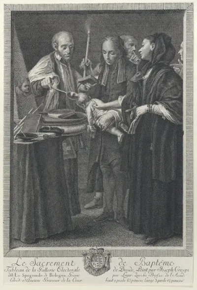 Baptism, from "The Seven Sacraments"