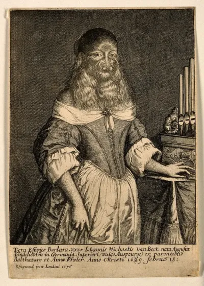 Barbara van Beck, a hirsute woman