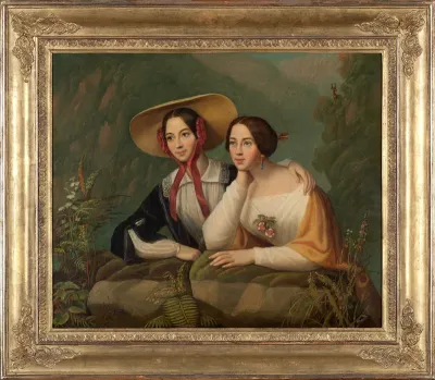 Bardua, Caroline: Porträt der Töchter des Oberamtmanns Rabe