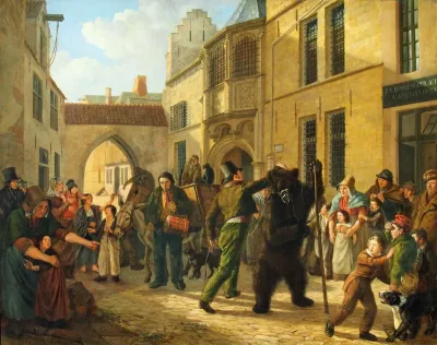 Bärentreiber in Antwerpen