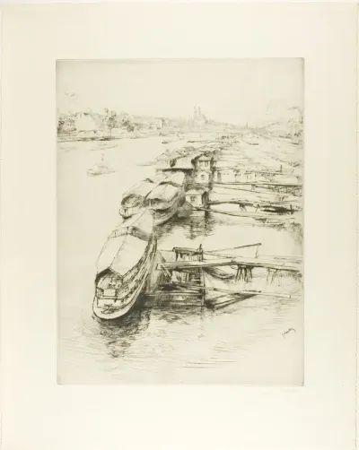 Barges at Auteuil