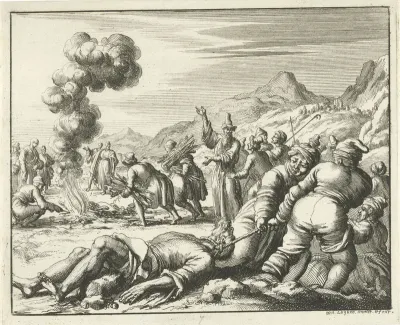Barnabas op weg naar de brandstapel op Cyprus