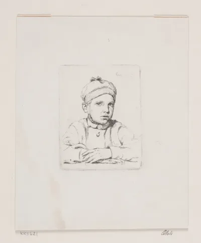 Barneportræt af Emanuel Trepka Bloch