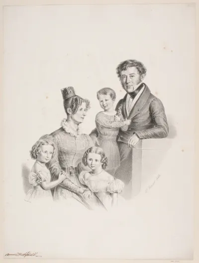 Baron V. Hochschild med familie