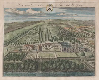 Barrington, The Seat of Edmond Bray, Esq., plate 131 from "The Ancient and Present State of Gloucestershire"