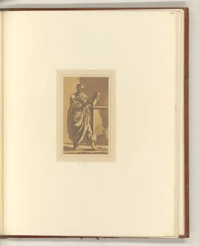 Bärtiger Heiliger mit Buch