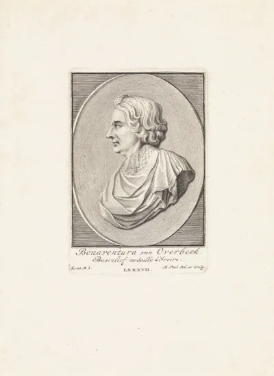 Bas-reliëf met het portret van Bonaventura van Overbeek