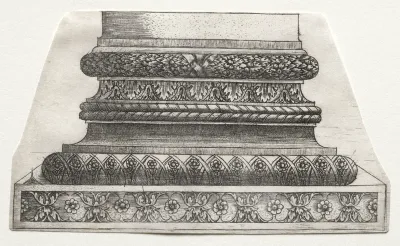Base and Capital with Figure of Fame and Winged Horses (base)