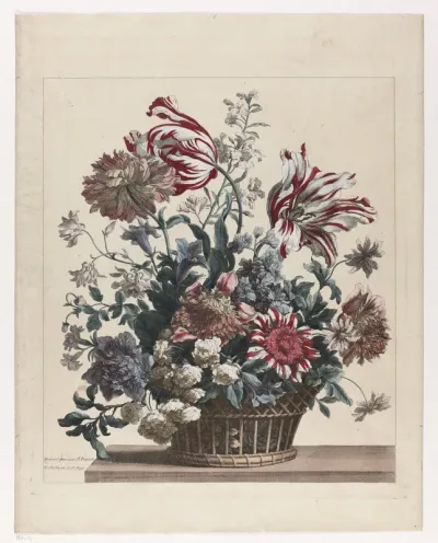 Basket with Flowers