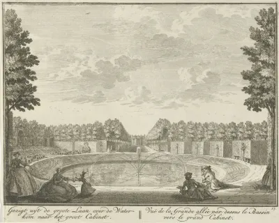 Bassin in de tuin van Huis ter Meer te Maarssen